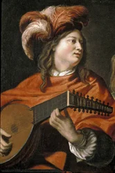 Picardie 087 - Laon - Museum - „Das Konzert“ (Detail) von Mathieu Le Nain (1607-1667)